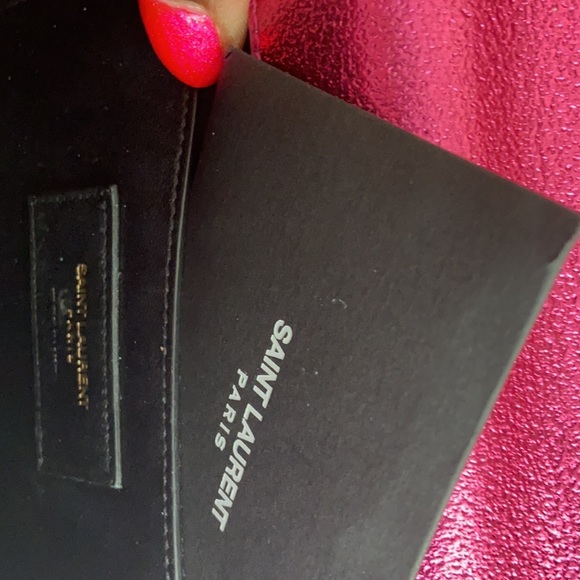 Saint Laurent Clutch pink great condition - Picture 6 of 7